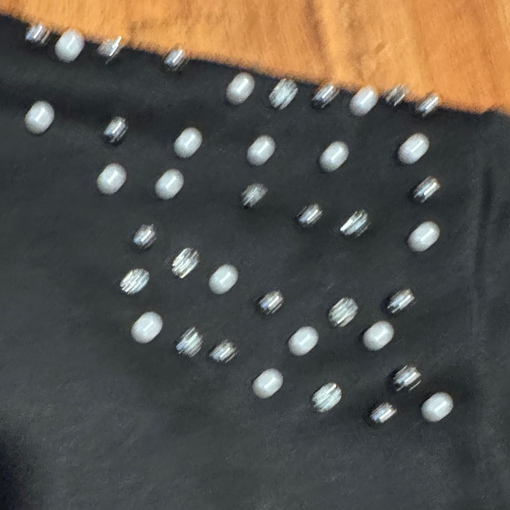 Black Pearl-Embellished Hoodie - Picture 2 of 3